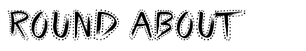 Round About font preview